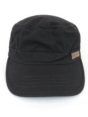 Firetrap Army Cap Men's Black Hat Military Inspired Everyday Wear Adjustatable